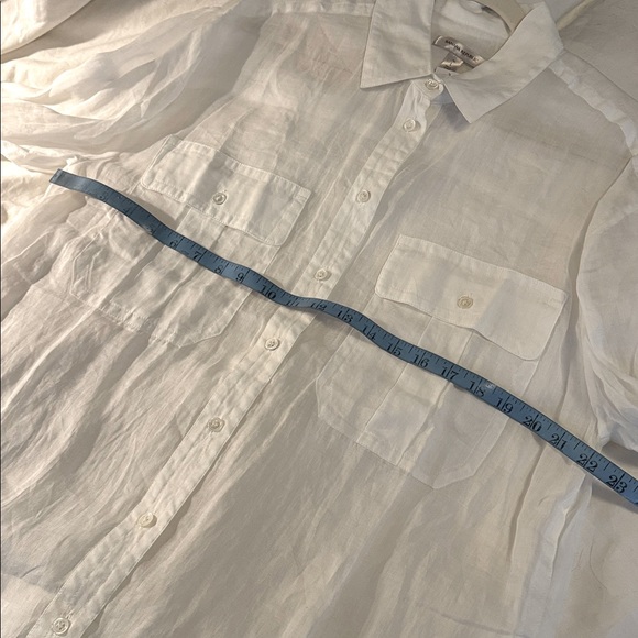 Banana Republic Tall Sheer Ramie Linen Shirt - Picture 12 of 12